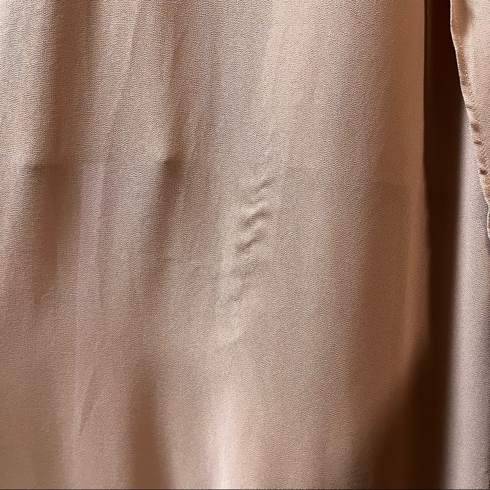 BCBGeneration Sheer Ruffle Maxi Dress Brown - Size 2 - Picture 10 of 10